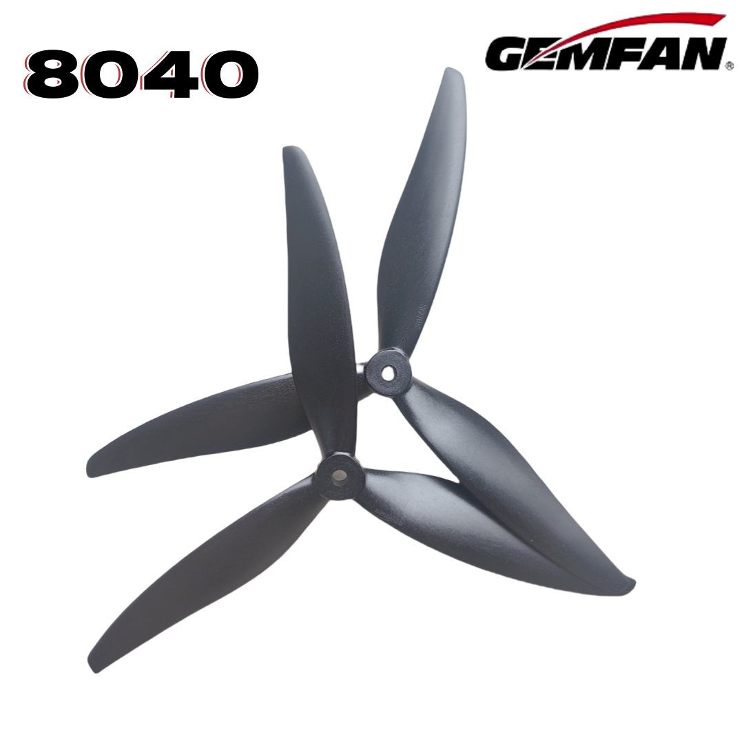 Gemfan 8040 8X4X3 3-blade 8 بو - مراجعة Drone Racing Motor وسعره