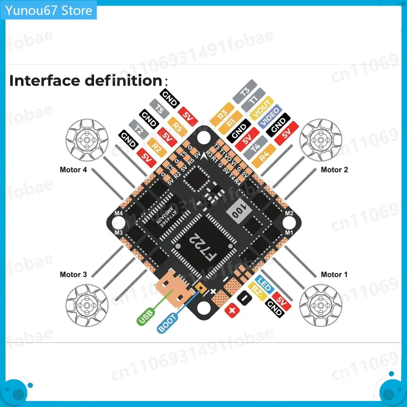 وحدة تحكم طيران GEPRC GEP-F722 - مراجعة Drone Racing Flight Controller وسعره