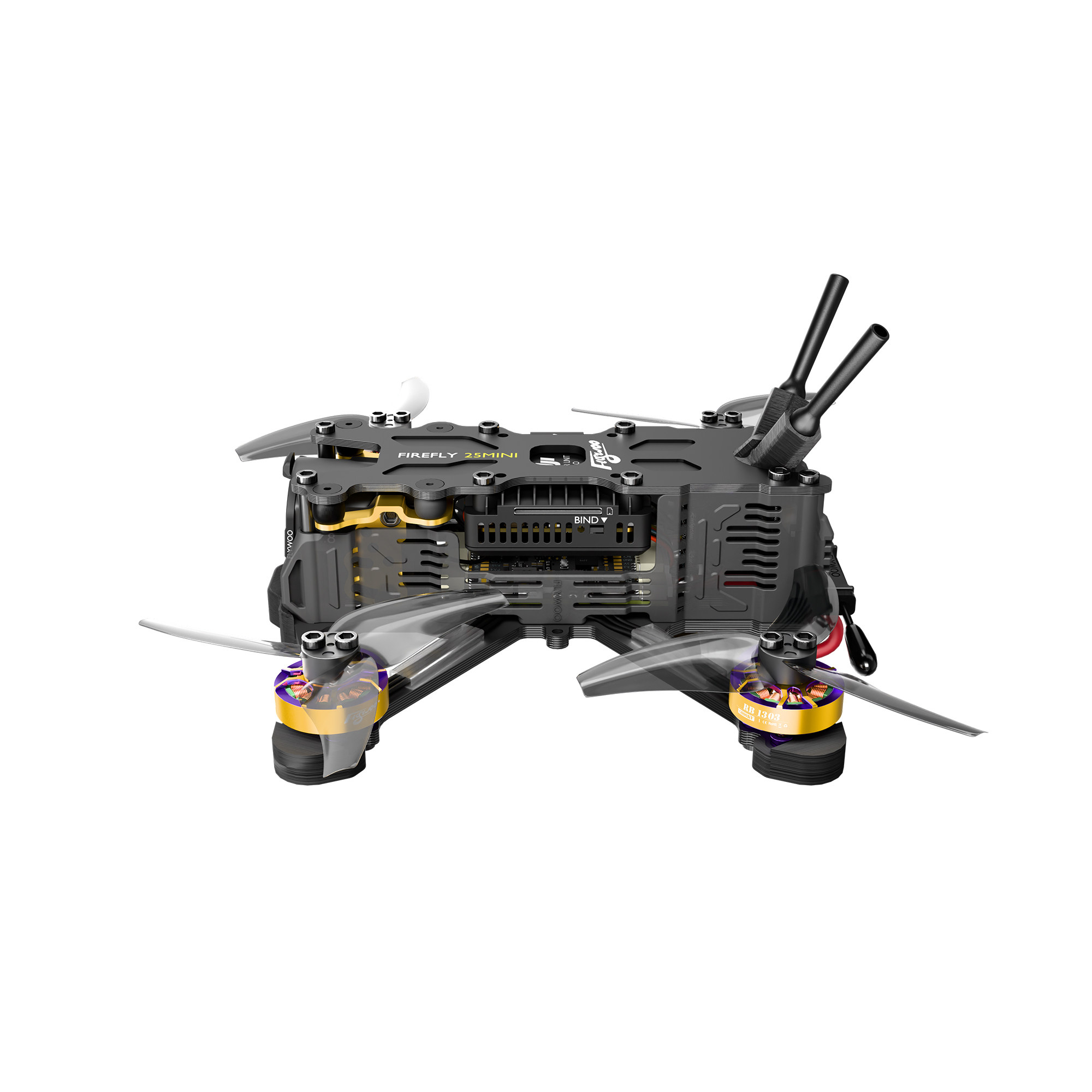 طائرة فلاي وو فايرفلاي 25MINI  - مراجعة Drone Racing Battery وسعره