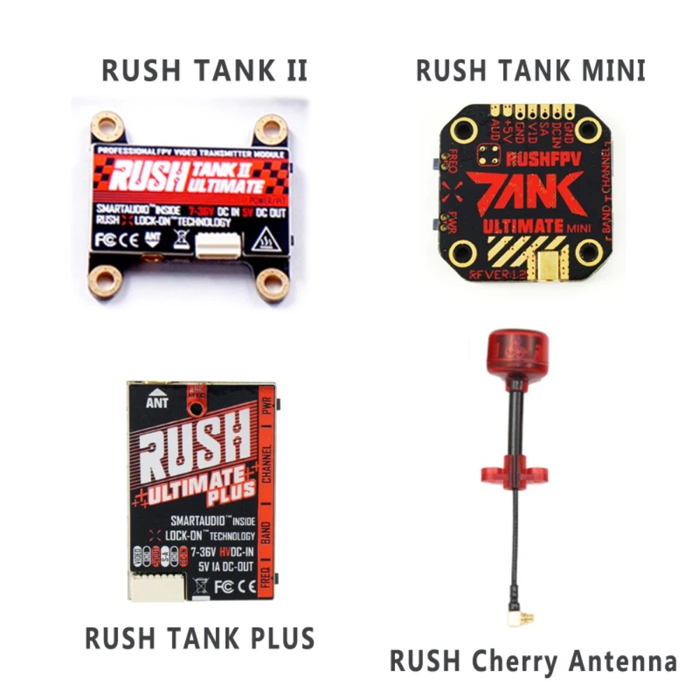 جهاز إرسال الفيديو RUSH TANK U - مراجعة Drone Racing Transmitter وسعره